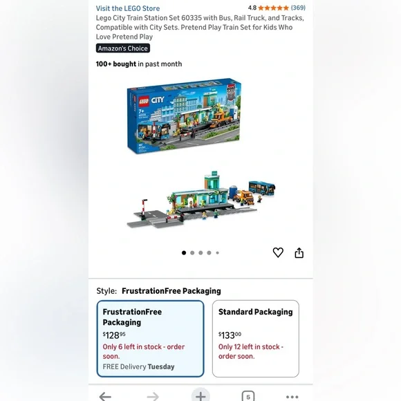 Lego City Train Station Set 60335 retired - Picture 7 of 14